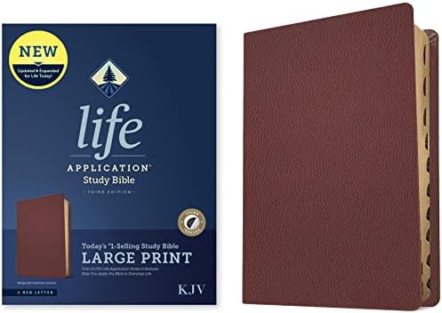 KJV Life Application Study Bible, Third Edition (LeatherLike