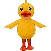 Gonglian Global Duck Mascot Costume Halloween Party Cute Yellow Duck Costume Adult Duck Cosplay Costume