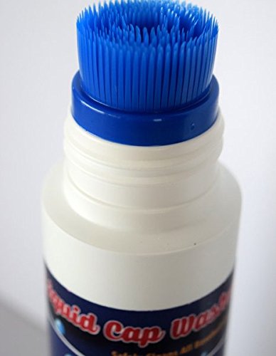 BallcapBuddy Liquid Soap with Soft Scrub Brush - Gentle Hat Washer Cap and Shoe Cleaning Soap for The Dishwasher or Hand Washing - Safely Cleans All Your Favorite Hats Caps Visors and Sports Caps