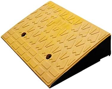 車の傾斜路 カーブの傾斜路 ゴム製縁石の傾斜路の携帯用傾斜路の障害のスクーターの移動性車の限界傾斜路 サイズ 60 40 配送員設置送料無料 14cm Color Yellow