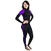 Ivation Womens Wetsuit - Lycra Full Body Diving Suit & Sports Skins for Running, Exercising, Snorkeling, Swimming, Spearfishing & Water Sports