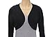 Sofishie Long Sleeve Shrug Cardigan - Black - Large