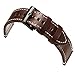 Valkit Compatible Gear Sport/Gear S2 Classic Bands Genuine Leather Watch Band Bracelet Strap with Stainless Steel Clasp Replacement for Gear Sport SM-R600/Gear S2 Classic (SM-R732/735), Coffee