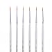 Fine Detail Paint Brush Set, 6 Pieces Miniature Art Brushes for Fine Detailing,Art Painting - Acrylic, Watercolor, Oil - Miniatures, Models, Airplane Kits, Nail