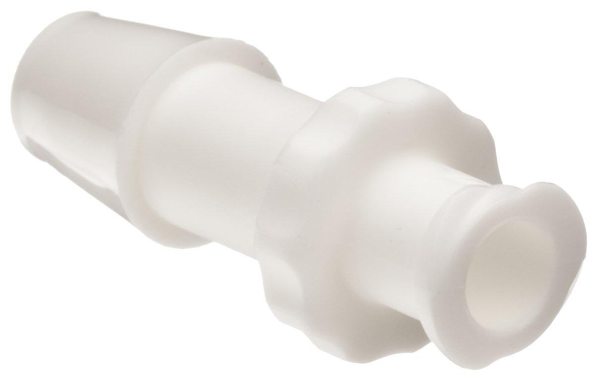 Value Plastics FTLL3601 White Nylon Tube Fitting, Female Luer Thread