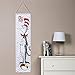 Trend Lab Dr. Seuss Cat in The Hat Canvas Growth Chart, Red/Gray/White