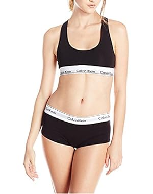 Women's Modern Cotton Bralette and Boyshort Set