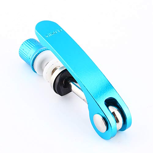 Bike Seat Clamp, Quick Release Aluminum Alloy Seat Post Clamp for Mountain & Road Bikes Cycling Skewer Accessory