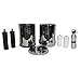 Berkey Big Berkey Drinking Water Filtration System Bundle with 4 Filters (2 Black Filters, 2 Fluoride Filters) and Stainless Steel Water Bottle, 2.25 Gallon