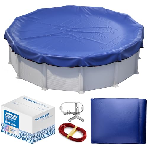 Yankee Poolabdeckung rund für 550–600 cm Pools, Ø 680 cm Planenmaß