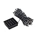 Aglaia Solar String Lights Warm White with 800mAh Rechargeable Battery, 33ft 100 LEDs with 7 Lighting Modes for Home Garden Patio Decoration