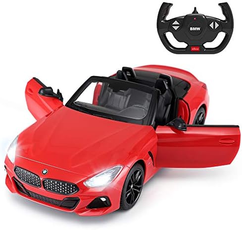 Amazon Com Rastar Bmw Rc Car 1 14 Scale Bmw Z4 Roadster New Version Remote Control Car Convertible Toy Car Red 2 4ghz Toys Games