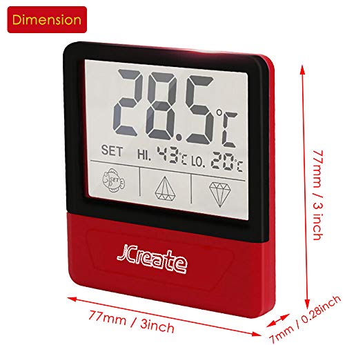 6 jcreate+Thermometer+Temperature+Terrarium+Amphibians