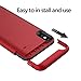 Battery Case Compatible with iPhone XS Max, Charging Case 5200mAh Rechargeable External Portable Battery Pack Power Bank Extended Backup Protective Case Red