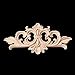 BloomingJS Wood Carved Corner Onlay Applique Frame Decoration Furniture Unpainted Home