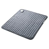 MaxKare Electric Heating Pad with Auto Shut Off, Large Heat Pad for Back Pain, 5 Temperature Levels, Soft Flannel for Muscle Pain Relief on Back, Shoulders, Neck (20 x 24 inches)