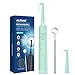 Plaque Remover for Teeth Cleaning Kit, Alitake Ultrasonic Tooth Cleaner Electric Dental Calculus Remover with Oral Mirror, LED Light and Replaceable Cleaning Heads (Blue)