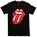 Bravado Men's Rolling Stones-Classic Tongue T-Shirt,Black,X-Large
