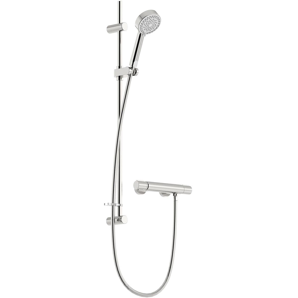 Aqualisa MD110S Midas 110 mixer shower with adjustable head, Chrome, 11.0 mm*7.0 mm*28.8 mm