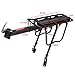 YaeTek 110 Lbs Capacity Aluminum Alloy Bicycle Rear Rack Adjustable Pannier Bike Luggage Cargo Rack Bicycle Carrier Racksthumb 2