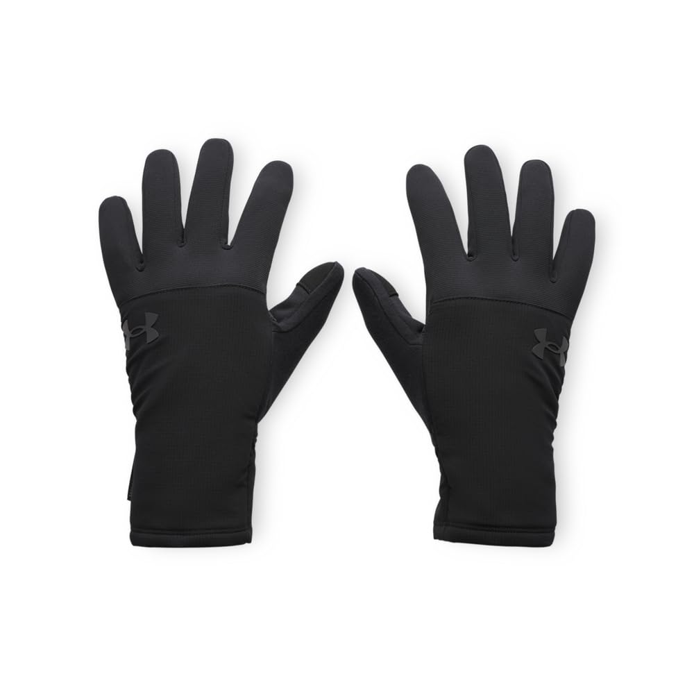 Under Armour Men's Storm Fleece Gloves, (001) Black / / Castlerock, Medium Image