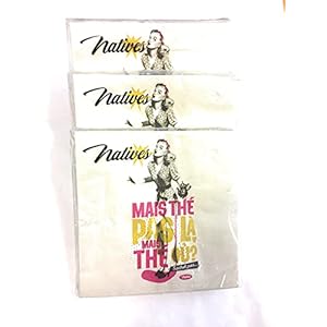 Native papieren servetten, 15 x 15 cm, opengeklapt 33 x 33 cm, 3 verpakkingen