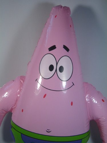 1x Spongebob Squarepants PATRICK Figure Doll Inflatable Blow-Up 24
