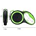Slowton Retractable Dog Leash, 16ft Walking Jogging Training Leash with Polyester Tape for Small Medium Dog up to 44lbs With Hand Grip and One Button Brake & Lock