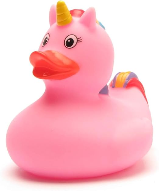Unicorn Rubber Duck Pink Bath Duck L 9,5 cm Amazon.co