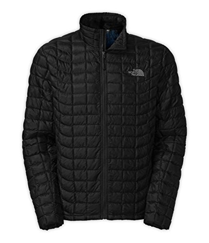 The North Face Men's Thermoball Full Zip Jacket, TNF Black/Bomber Blue Floral Camo Print, LG