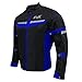 HWK Mesh Motorcycle Jacket Riding Air Motorbike Jacket Biker CE Armored Breathable (Medium, Blue)