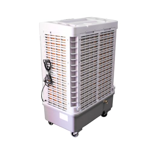 TRK Enfriador Evaporativo Industrial Portátil 60 Litros - Climatizador para Taller y Almacén - 450W