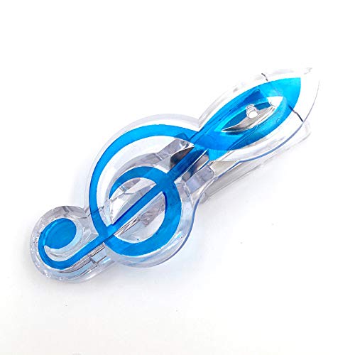 Hooshion 10 pcs Music Note Clip Music Book Clip Music Page Holder Piano Book Clamps Suit for All Musical Instruments