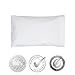 Angel Dreams Toddler Pillowcase 14x19, Fits Toddler Pillow 13x18 & 14x19, Travel Pillow Case Cover, Baby Pillow Cases, Small Pillow Cases - White - 2 Pack - Made in USA