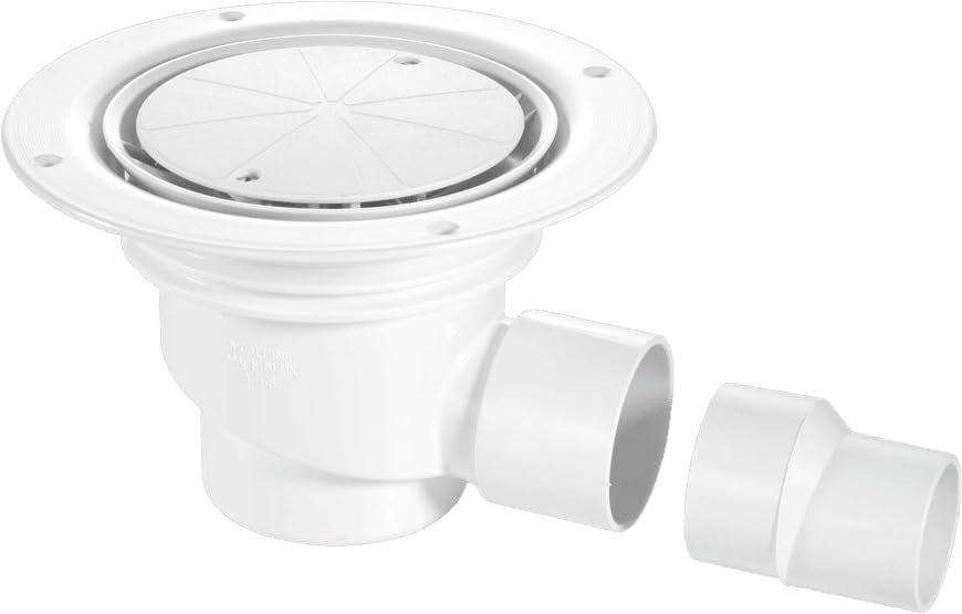 McAlpine Horizontal Shower Gully 75mm Seal TSG1-WH