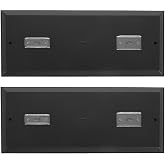 Gogogmee Motorcycle Model Display Stand 1 12 Plastic Base | Black Plastic Base, 2-piece Set, Label-Friendly Display for Home or Office