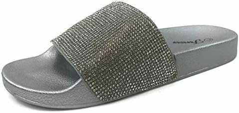 Wells Collection Women's Willow Soft Slip On Slides Flat Comfort Sandal Slipper