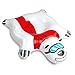 BigMouth Inc. Polar Bear Snow Tube - 4 ft. Wide Inflatable Snow Tube with Easy Grip Handles, Made of Durable Vinyl with Welded Seams - Makes a Great Gift