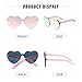 Love Heart Shape Sunglasses Women Rimless Frame Colorful SunGlasses