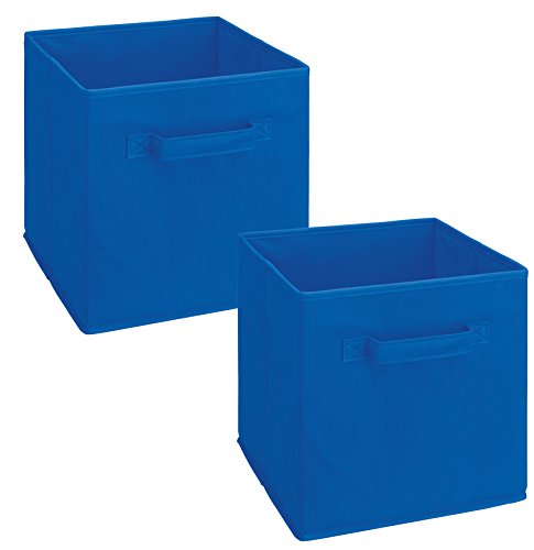 ClosetMaid 18699 Cubeicals Fabric Drawer, Royal Blue, 2-Pack