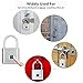 Fingerprint Padlock,Smart Keyless Biometric Thumbprint Padlock,Ultra Light Fingerprint Lock with USB Charging,Portable Security Thumbprint Lock for Locker,Office,Backpack,Luggage Suitcase