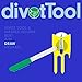 Birdicorn Golf Divot Repair Tool. Golf Ball Marker Divot Tool (Blue w/Ball Marker)