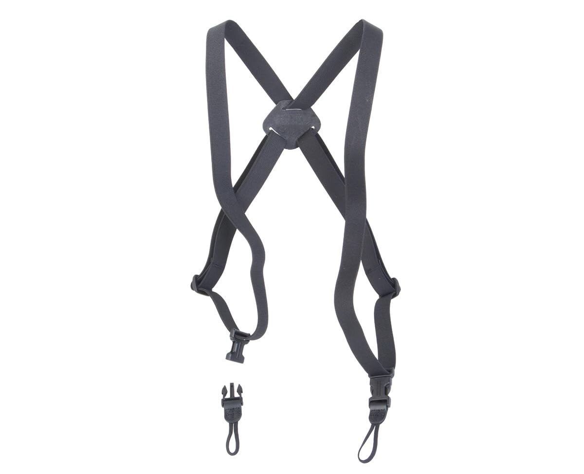 OP/TECH 5301422 Bino-Cam Harness - Elastic, Black