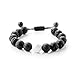 Maromalife Lava Stone Diffuser Bracelet Handmade Woven Bracelet Adjustable Braided Wristband Essential Oil Aromatherapy Bracelet Yoga Wristband with Lava Stone