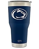 Simple Modern Penn State University 30oz Cruiser Tumbler - Vacuum Insulated Stainless Steel Travel Mug - PSU Nittany Lions Pennsylvania Tailgating Hydro Cup College Flask