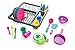 Playkidiz Super Durable Play Dishes - Pretend Play Children's Dish Set - 27 Pieces Plates, Cups and Cutlery with Dish Drainer - Great Gift for Kids