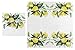 Blue Panda Lemon Garden Party Supplies for Bridal Showers & Birthdays - Plates, Knives, Spoons, Forks, Napkins, and Cups, Serves 24
