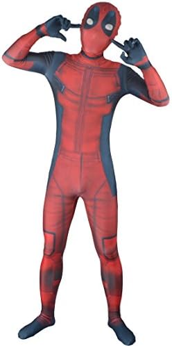 Mark Costume 3D Deadpool Costume (Small, Catsuit and Mask)