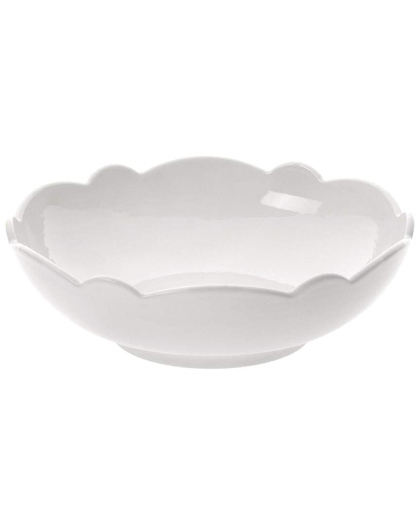 Alessi Dressed Porcelain Dessert Bowl with Relief Decoration, White