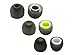 3 Pair Memory Foam & 3 Pair Silicone Rubber Replacement Earbuds, Ear Tips for JayBird BlueBuds X, X2 & X3 Sport Headphones (S/M/L)